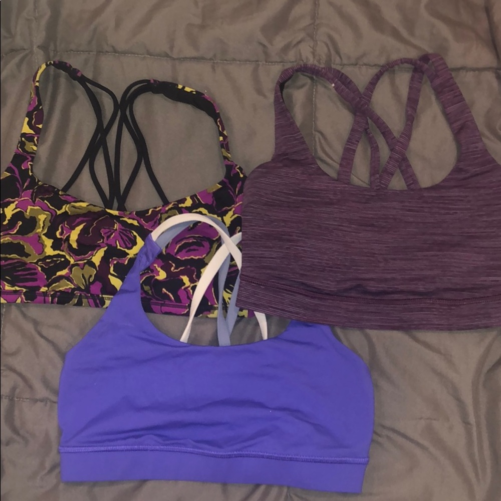 SOLD 3 lululemon sport bras!!!